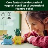 LEGO 10349 Botanicals Piantine Felici Giocattolo - Kit di Arti e Mestieri per Bambine con 2 Piante Artificiali, 2 Vasi di Fiori