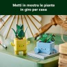 LEGO 10349 Botanicals Piantine Felici Giocattolo - Kit di Arti e Mestieri per Bambine con 2 Piante Artificiali, 2 Vasi di Fiori