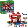 LEGO 21270 Minecraft La Casa del Mooshroom Giocattolo - Set di Costruzioni con Figura di Steve, Mob, Tavolo per Crafting e Fatt