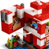 LEGO 21270 Minecraft La Casa del Mooshroom Giocattolo - Set di Costruzioni con Figura di Steve, Mob, Tavolo per Crafting e Fatt
