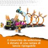 LEGO 60357 City Stuntz Stunt Truck: Sfida dell’Anello di Fuoco con Moto Giocattolo Carica e Vai, Idea Regalo Divertente per Bam