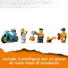 LEGO 60357 City Stuntz Stunt Truck: Sfida dell’Anello di Fuoco con Moto Giocattolo Carica e Vai, Idea Regalo Divertente per Bam