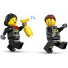 LEGO 60463 City Autopompa con Scala - Camion Giocattolo dei Pompieri con 2 Minifigure e Starter Brick, Idea Regalo di Compleann