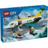 LEGO 60465 City Aereo Ambulanza di Emergenza - Aeroplano Giocattolo Medico, con 4 Minifigure Inclusi un Medico e un Pilota, Gat