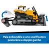LEGO 60466 City Bulldozer Giallo Giocattolo - Set con Veicolo da Cantiere per Costruzioni di Grandi Dimensioni - 3 Minifigure, 