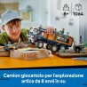 LEGO 60471 City Grande Camion Artico con Laboratorio - Veicolo Giocattolo da Esplorazione con Sterzo e Sospensioni - Motoslitta