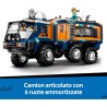 LEGO 60471 City Grande Camion Artico con Laboratorio - Veicolo Giocattolo da Esplorazione con Sterzo e Sospensioni - Motoslitta