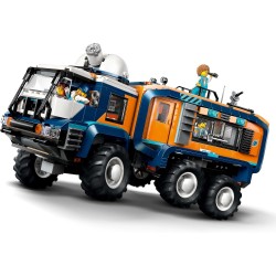 LEGO 60471 City Grande Camion Artico con Laboratorio - Veicolo Giocattolo da Esplorazione con Sterzo e Sospensioni - Motoslitta