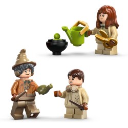 LEGO 76445 Harry Potter Castello di Hogwarts: Lezione di Erbologia con 3 Minifigure tra cui e Hermione Granger e Neville Pacioc