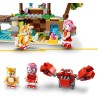 LEGO 76992 Sonic the Hedgehog L’Isola del Soccorso Animale di Amy, Giocattolo da Costruire con 6 Personaggi Incluse le figure d