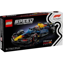LEGO 77243 Speed Champions Auto da Corsa F1 Oracle Red Bull Racing RB20 Modello di Macchina da Collezione con Minifigure del Pi