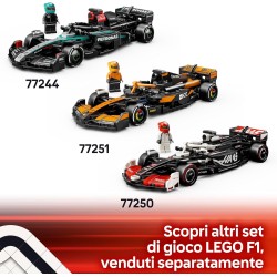 LEGO 77248 Speed Champions Auto da Corsa BWT Alpine F1 Team A524 Macchina Giocattolo da Collezione con Minifigure del Pilota, M