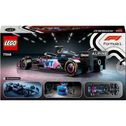 LEGO 77248 Speed Champions Auto da Corsa BWT Alpine F1 Team A524 Macchina Giocattolo da Collezione con Minifigure del Pilota, M