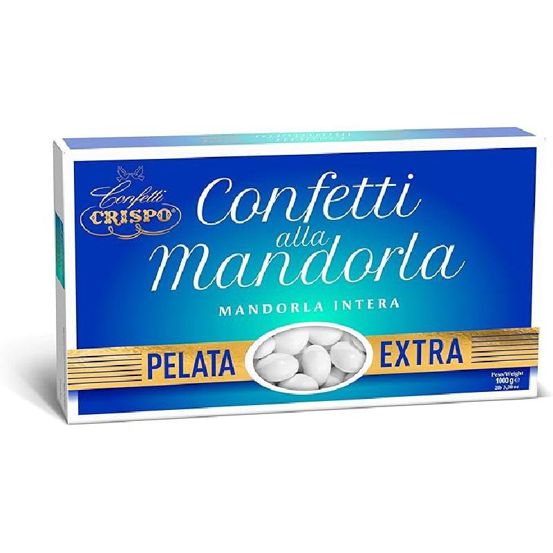CRISPO Confetti alla Mandorla Intera Pelata 37 1kg, 03432