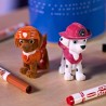 CRAYOLA - Washimals Paw Patrol, Set Attività con 2 Cuccioli, 3 Pennarelli Lavabili e Spazzolina, Gioco e Regalo per Bambini, da