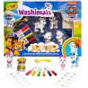 CRAYOLA - Washimals Paw Patrol, Set Attività con 4 cuccioli, 6 Pennarelli Lavabili, 40 Adesivi e Spazzolina, Gioco e Regalo per