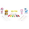 CRAYOLA - Washimals Paw Patrol, Set Attività con 4 cuccioli, 6 Pennarelli Lavabili, 40 Adesivi e Spazzolina, Gioco e Regalo per