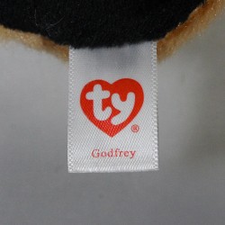 Ty Beanie Boos - Godfrey il Ragnetto con Occhi Arancioni Grandi e Glitter, il Peluche con gli Occhi Grandi Scintillanti - Speci