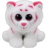 TY Beanie Babies-Cucciolo di Tigre-Tabor-Bianco Tigrotto con occhioni Rosa Glitter-Il Peluche con Gli Occhi scintillanti-15 Cm-