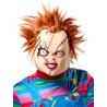 Rubies Sposa di Chucky Movie Chucky cucita 3/4 maschera in vinile per adulti, taglia unica, Come mostrato, taglia unica