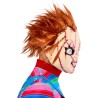Rubies Sposa di Chucky Movie Chucky cucita 3/4 maschera in vinile per adulti, taglia unica, Come mostrato, taglia unica