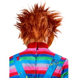 Rubies Sposa di Chucky Movie Chucky cucita 3/4 maschera in vinile per adulti, taglia unica, Come mostrato, taglia unica