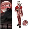Rubies - Costume Clown a righe insanguinato per ragazzi, Tuta e maschera, Tg. TW (11/15 anni), S8645-TW