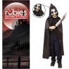 Rubies - Costume da clown pazzo con cappuccio e maschera Tg. L Bambino (8/10 anni), S8664-L
