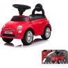 Mandelli - Fiat 500 Cavalcabile Rossa Primi Passi Ride-On, 100050251