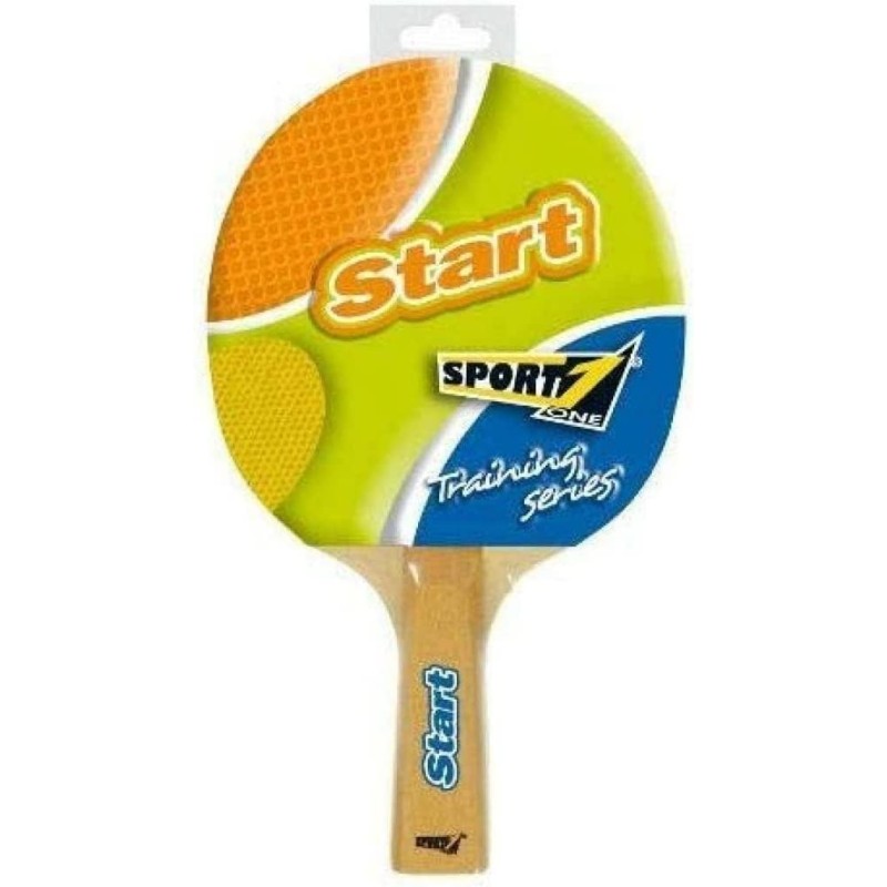 Sport1 - Racchetta Ping Pong Gioventù Unisex, Marrone, 17x25x3 cm