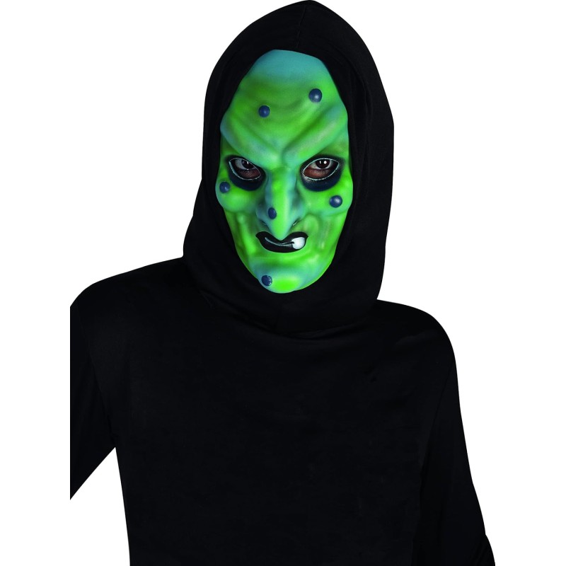 Rubies - Maschera Strega con cappuccio, S5089