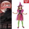 Rubies - Vestito Strega Rosa Superstar Tg. L (8/10 anni), Costumi Bambine e ragazze, S8631-L