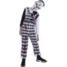 Rubies - Costume da Arlecchino Insanguinato per bambini, Jumpsuit sanguinoso con maglietta e maschera, Tg. TW (11/15 anni), S86