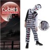 Rubies - Costume da Arlecchino Insanguinato per bambini, Jumpsuit sanguinoso con maglietta e maschera, Tg. L (8/10 anni), S8685