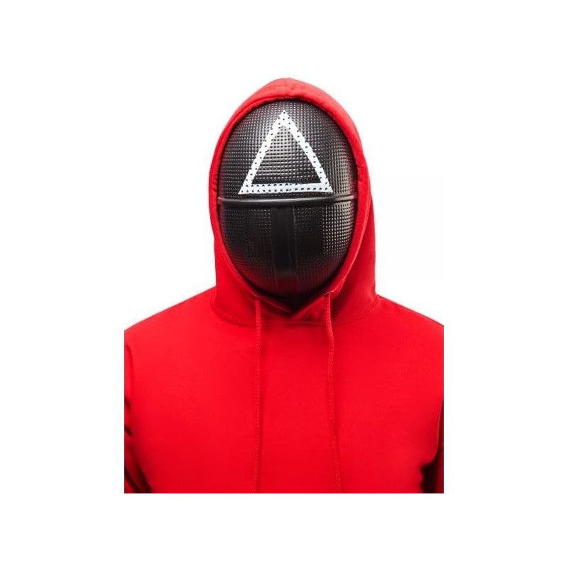 Rubies - Netflix ufficiale - Maschera Squid Game Guardia Triangolo per adulti - Taglia unica, 2001289
