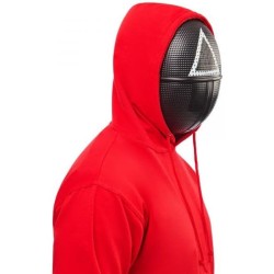 Rubies - Netflix ufficiale - Maschera Squid Game Guardia Triangolo per adulti - Taglia unica, 2001289