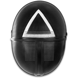 Rubies - Netflix ufficiale - Maschera Squid Game Guardia Triangolo per adulti - Taglia unica, 2001289