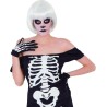 Rubies – Costume Adulto Miss Scheletro Donna con Guanti – Taglia Unica, S8357