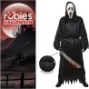 Rubies - Costume Spaventoso Fantasma per Adulti, Tunica con Maschera e Guanti, S8885