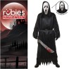Rubies - Costume Spaventoso Fantasma per Adulti, Tunica con Maschera e Guanti, S8885