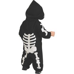 Rubies - Costume Scheletrino Unisex - Bambini Tg.T (1/2 anni), 885990-T
