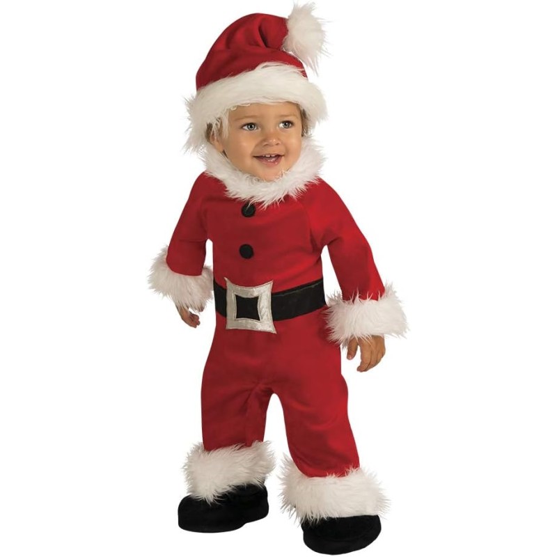 Rubies -Vestito Babbo Natale Lusso per Bambini, Rosso, Tg.I (6/12 mesi), S8906-I