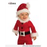 Rubies -Vestito Babbo Natale Lusso per Bambini, Rosso, Tg.I (6/12 mesi), S8906-I