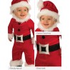 Rubies -Vestito Babbo Natale Lusso per Bambini, Rosso, Tg.T (1/2 anni), S8906-T