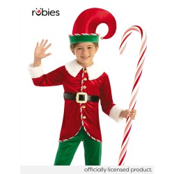 Rubies - Costume Elfo Boy Deluxe per bambini, giacca con pantaloni, Tg.S (7/8 anni), S9111-S