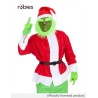 Rubies - Costume da Grinch per adulto, giacca con pantaloni e cintura, copristivali, guanti, cappello e maschera, Tg.M, S9115-M