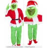Rubies - Costume da Grinch per adulto, giacca con pantaloni e cintura, copristivali, guanti, cappello e maschera, Tg.M, S9115-M