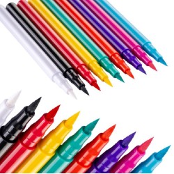 Carnival Toys - 24 Pennarelli Trucco Viso/corpo Colori ass.ti, 1 pezzo, 09790