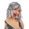 Carnival Toys - Parrucca metallizzata argento in busta, 02141