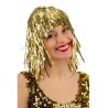 Carnival Toys - Parrucca metallizzata oro in busta, 02142